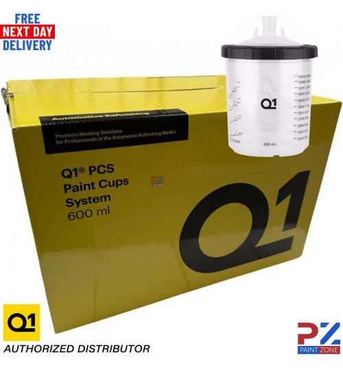 Q1 PCS Paint Cup System 600ML 125M - Pack of 50
